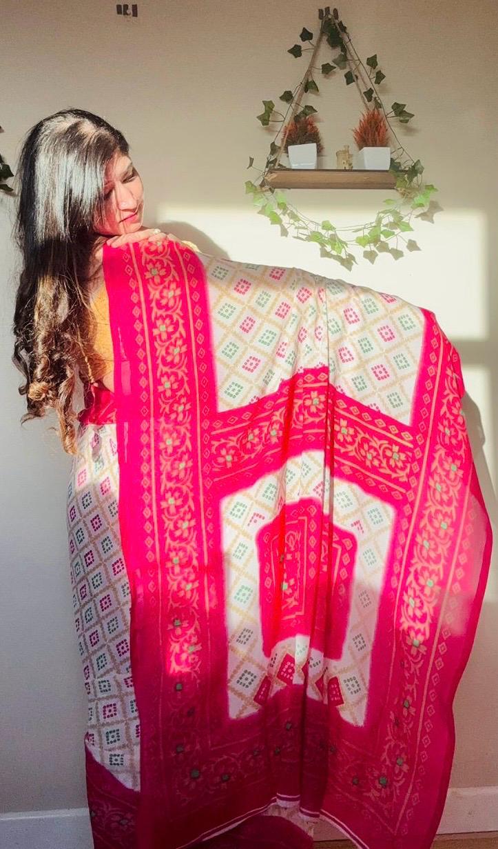 A light chiffon with for casual and small gatherings £35