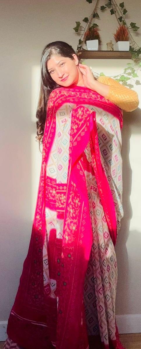 A light chiffon with for casual and small gatherings £35