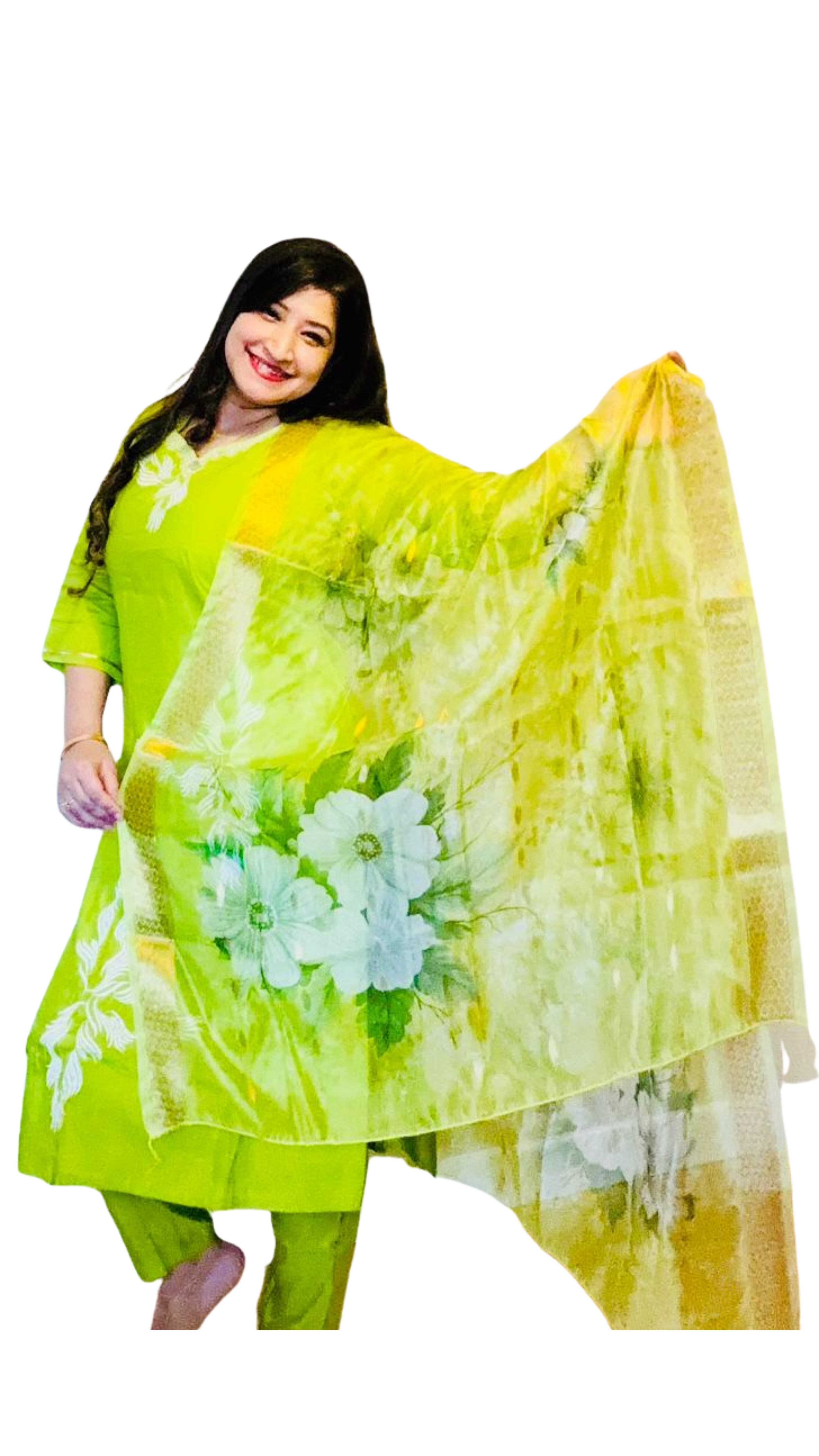A vibrant chartreuse suit breathes freshness and life into every moment.Its luminous hue radiates youthfulness,effortless charm,and a joyful spirit-a celebration of colour that feels both lively and beautifully uplifting. £30